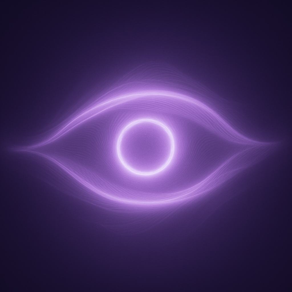 Eye with light waves
