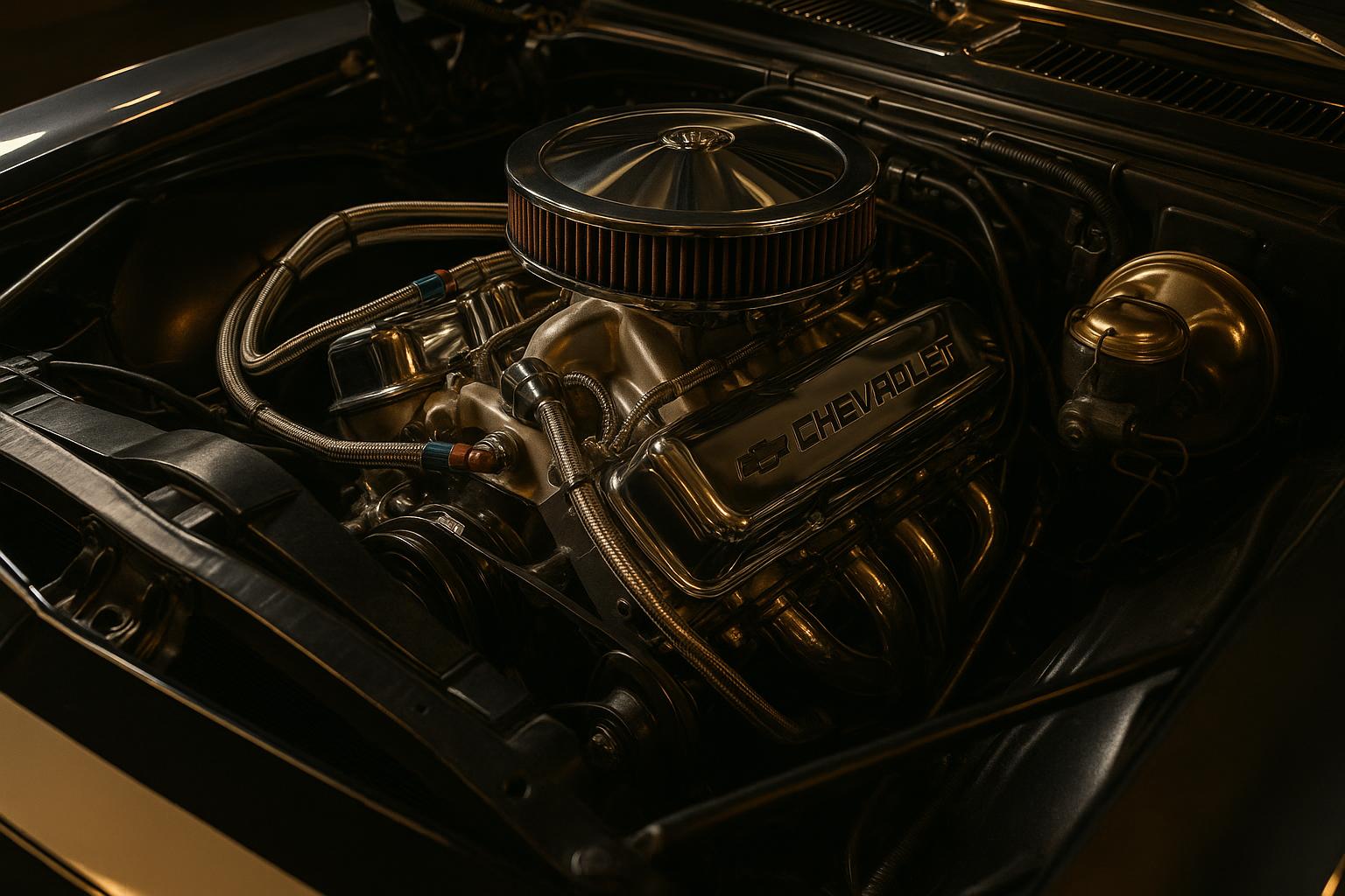 Camaro SS 396 engine bay