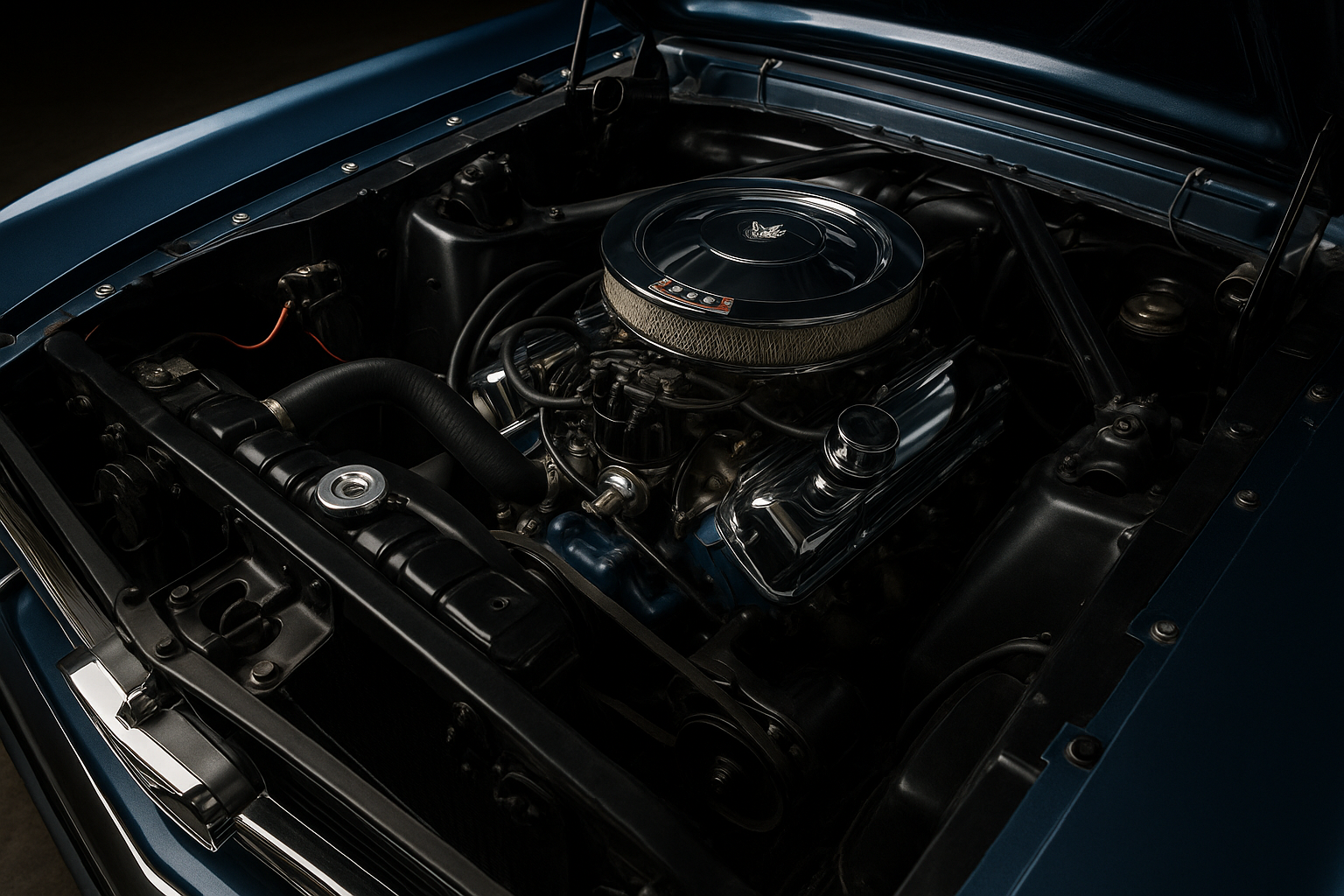 289 V8 engine bay detail